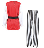 narrenwelt Kostüm Pirat Henry 2tlg.Hose+Oberteil mit Gürtel Kinder Gr. 116-152 Karneval