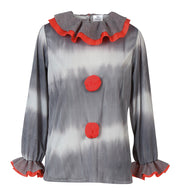 narrenwelt Kostüm  Horror Clown Oberteil Psycho Halloween 140 - 164