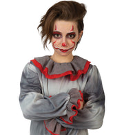 narrenwelt Kostüm  Horror Clown Oberteil Psycho Halloween 140 - 164