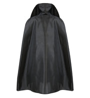 n‍arrenwelt Kostüm Lord Skull Cape Umhang schwarz mit Riesenkragen 128 -164 Halloween Motto Party