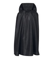 n‍arrenwelt Schwarzes Halloween Cape mit LED-Beleuchtung - Für einen aufregenden Auftritt in der Dunkelheit erhältlich in den Größen: 104/116, 128/140 oder 152/164