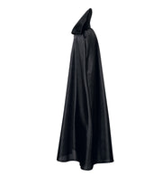 n‍arrenwelt Schwarzes Halloween Cape mit LED-Beleuchtung - Für einen aufregenden Auftritt in der Dunkelheit erhältlich in den Größen: 104/116, 128/140 oder 152/164