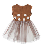 narrenwelt Kostüm Reh Reh kitz Kleid Kinder Fasching 98+104