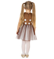narrenwelt Kostüm Reh Reh kitz Kleid Kinder Fasching 98+104