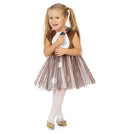 narrenwelt Kostüm Reh Reh kitz Kleid Kinder Fasching 98+104