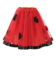 narrenwelt Kostüm Tüll-Rock Marienkäfer Käfer Tutu Kinder 116-140