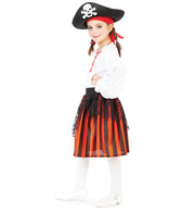 narrenwelt Kostüm Piratin Jenny Mädchen  128+140