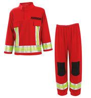narrenwelt Kostüm Fireman Feuerwehr Jungen rot 98-128