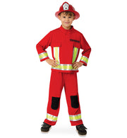 narrenwelt Kostüm Fireman Feuerwehr Jungen rot 98-128