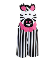 narrenwelt Kostüm Zebra Baby Latzhose kurz 98-104