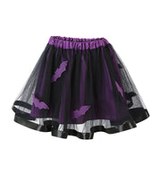 narrenwelt Kostüm Fledermaus Tüllrock Tutu Halloween 128-140