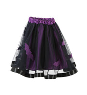 narrenwelt Kostüm Fledermaus Tüllrock Tutu Halloween 128-140