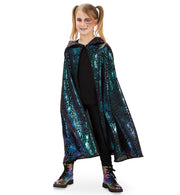 narrenwelt Kostüm Cape Magier Magisches Spinnencape 104-164