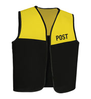 narrenwelt Spielweste Post Weste  Kinder Spiel-Weste Postbote Brieftröger Größe 116 N25-26