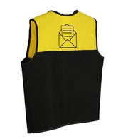 narrenwelt Spielweste Post Weste  Kinder Spiel-Weste Postbote Brieftröger Größe 116 N25-26