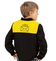 narrenwelt Spielweste Post Weste  Kinder Spiel-Weste Postbote Brieftröger Größe 116 N25-26