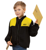 narrenwelt Spielweste Post Weste  Kinder Spiel-Weste Postbote Brieftröger Größe 116 N25-26