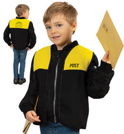 narrenwelt Spielweste Post Weste  Kinder Spiel-Weste Postbote Brieftröger Größe 116 N25-26