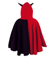 narrenwelt Cape Teufel Umhang Poncho Kinder Fasching