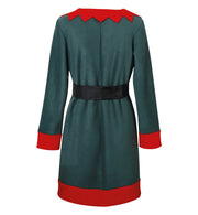 narrenwelt Kostüm Elfie Elfe Weihnachtself Damen Kleid Weihnachten Nikolaus