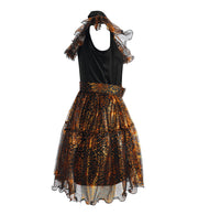 narrenwelt Kostüm Hexe Liliosa Kleid Hexenkleid Damen Motto Party Event Fasching Karneval