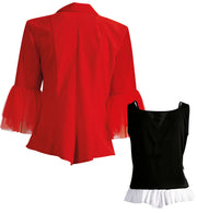 narrenwelt Kostüm Harlekin  klassisch, schrill und faszinierend Damen Kostüm 36-42 Fasching