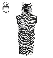 narrenwelt Kostüm Zebra Overall im Streifenlook  Fasching Motto Party Event Cosplay M-XL