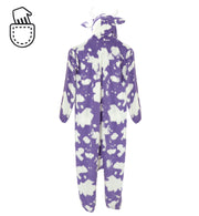 narrenwelt Kostüm Kuh Kunigunde Overall lla/weiß Kuhflecken  Fasching Motto Party Event Cosplay