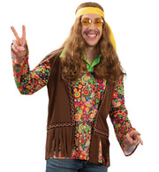 narrenwelt Kostüm Hippie Steve Unisex Faschings- oder Eventkostüm M-XL