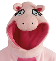 narrenwelt Kostüm Schweinchen Schwein Hoodie Party Event Fasching Unisex Adult