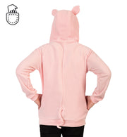 narrenwelt Kostüm Schweinchen Schwein Hoodie Party Event Fasching Unisex Adult
