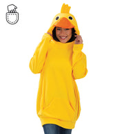 narrenwelt Kostüm Ente Hoodie Entchen Oberteil Party Event Fasching Cosplay