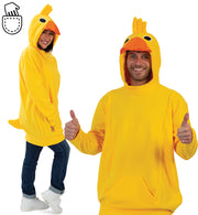 narrenwelt Kostüm Ente Hoodie Entchen Oberteil Party Event Fasching Cosplay
