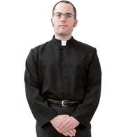 narrenwelt Pater Hemd schwarz Gr. L + XXL