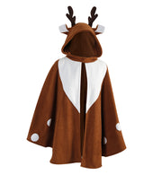 narrenwelt Kostüm Cape Reh Poncho Damen Erwachsene Fasching Karneval
