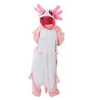 narrenwelt Kostüm Axolotl Overall Einheitsgröße  Unisex Fasching  Cosplay