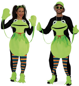 narrenwelt Kostüm Frosch Partyfrosch – das perfekte Unisex Faschingskostüm Motto Party Event Cosplay