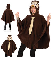 narrenwelt Kostüm Wildsau Cape Überwurf Einheitsgröße  Unisex Fasching  Cosplay
