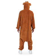 narrenwelt Kostüm Teddy Overall Bär mit Kapuze Augen Ohren Nase und Schleife Unisex Tier Overall Teddy Bär Fasching Motto Party Event Cosplay