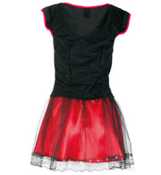 narrenwelt Kostüm Piratin Joyce Weste mit Rock in Gr. 34-40 für Karneval/Fasching und Mottopartys