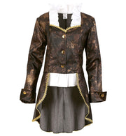 narrenwelt Kostüm Leonore Damen Jacke mit Bluseneinsatz Steampunk Gr. 36-42