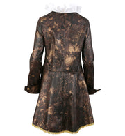 narrenwelt Kostüm Leonore Damen Jacke mit Bluseneinsatz Steampunk Gr. 36-42