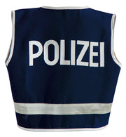 narrenwelt Spielweste Polizei blau Kinder Weste Polizist Polizeiweste 104 - 140