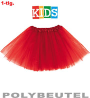 narrenwelt Tüllrock rot Kinderrock KIDS Köln Basic für viele Kostüm Ideen Tutu  Tütü 128/140 (Kopie)