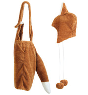 narrenwelt Kostüm Fuchs Damenkostüm Fuchshose Fox  M + XL Tierkostüm Karneval Fasching Kostüm Damen