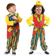 narrenwelt Clown Anzug Clowni Clownkostüm Baby Kleinkind Kinder - Kostüm Gr 92 - 116