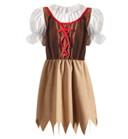 narrenwelt See-Piratin Pirat Piratenkostüm 128 - 140 Kinder Piratin Kleid 1tlg