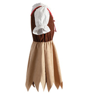 narrenwelt See-Piratin Pirat Piratenkostüm 128 - 140 Kinder Piratin Kleid 1tlg