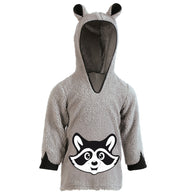 narrenwelt Kostüm Waschbär Rikki 1tlg. Kinder Oberteil Tier mit Kapuze