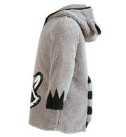 narrenwelt Kostüm Waschbär Rikki 1tlg. Kinder Oberteil Tier mit Kapuze